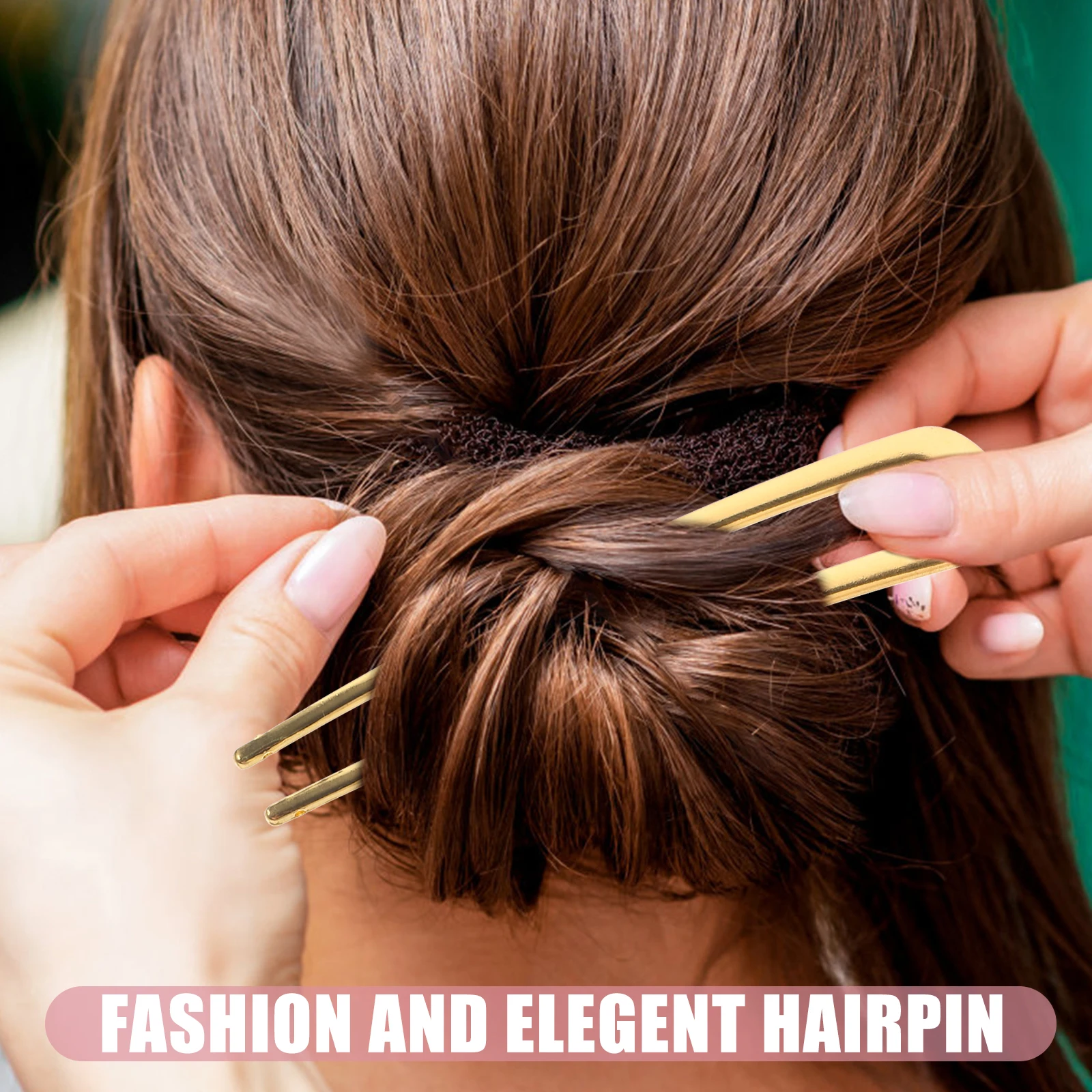

3pcs Hairpin Accessories U Shaped Metal Hair Sticks for Women Durable Versatile French Pins Thick Hair Buns Bride