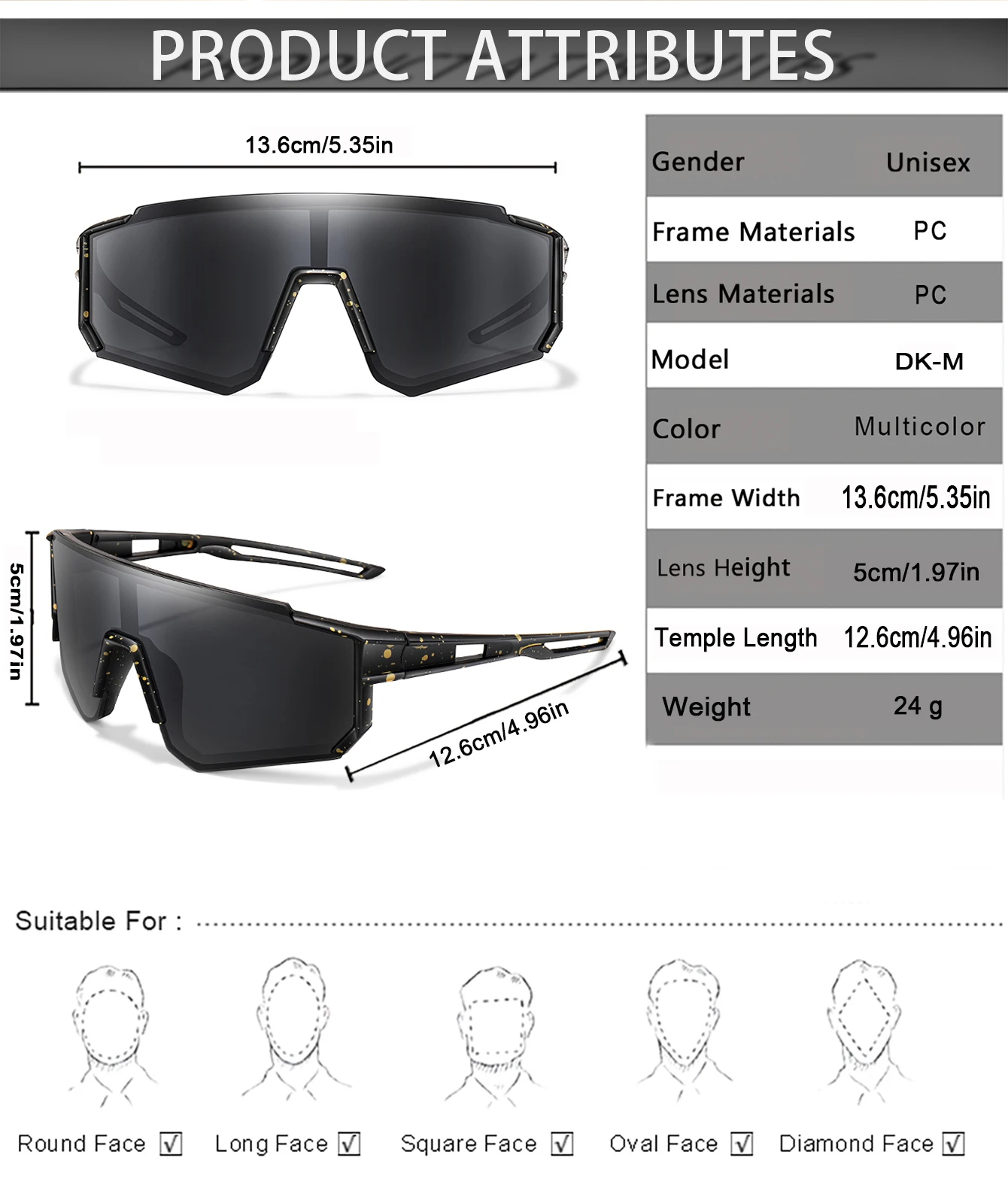 2 Paar Jugend-Sonnenbrillen für den Einzelhandel, Großhandel, Brillen für Jungen und Mädchen im Alter von 9 bis 14 Jahren, Baseball, Radfahren, Laufen, UV400 – Detail 2
