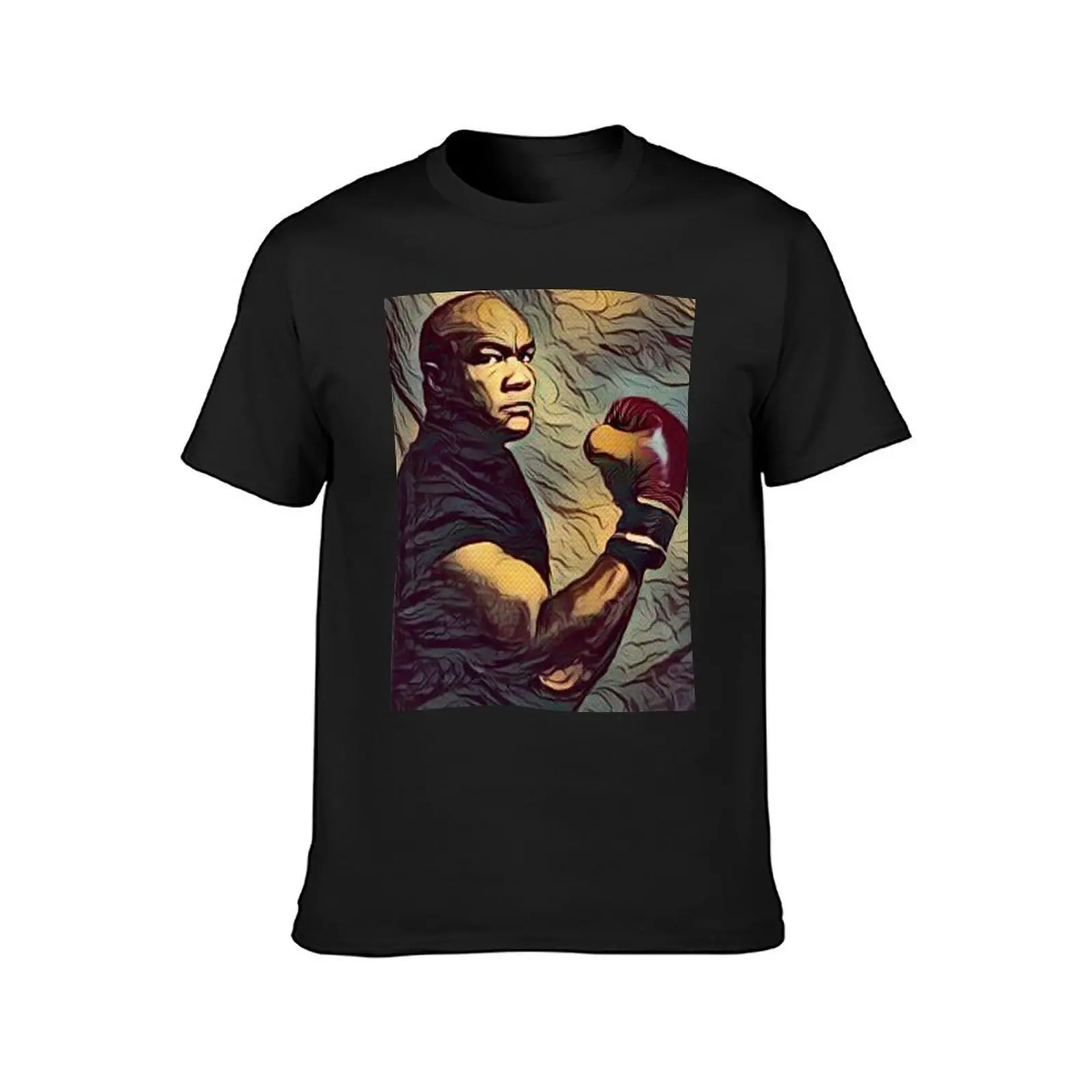 George Foreman Boxing Legend T-Shirt vintage funnys summer clothes plain Men's t-shirt