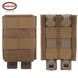 Tactical New Single Medium Fast Open MOLLE 7.62 Magazine Pouch KYWI Kydex Wedge Insert SR25 M1A FAL Hunting Mag Belt Malice Clip