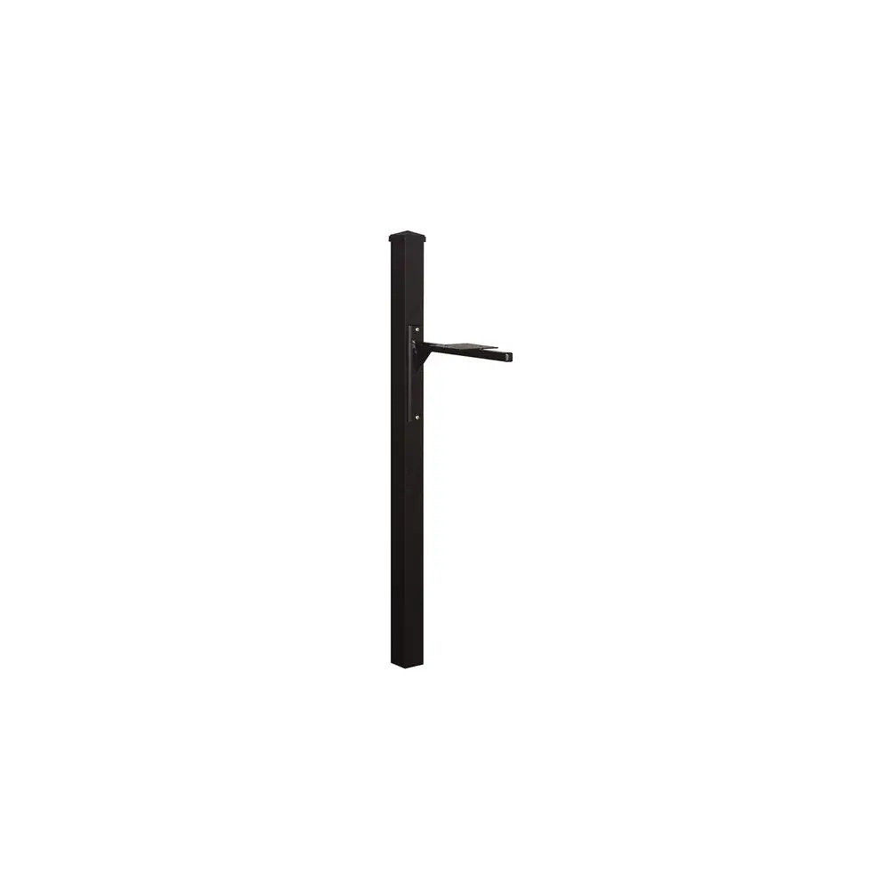 

Lite Wellington Mailbox Post Black Aluminum Post for Curbside Mailbox SPK720BLK