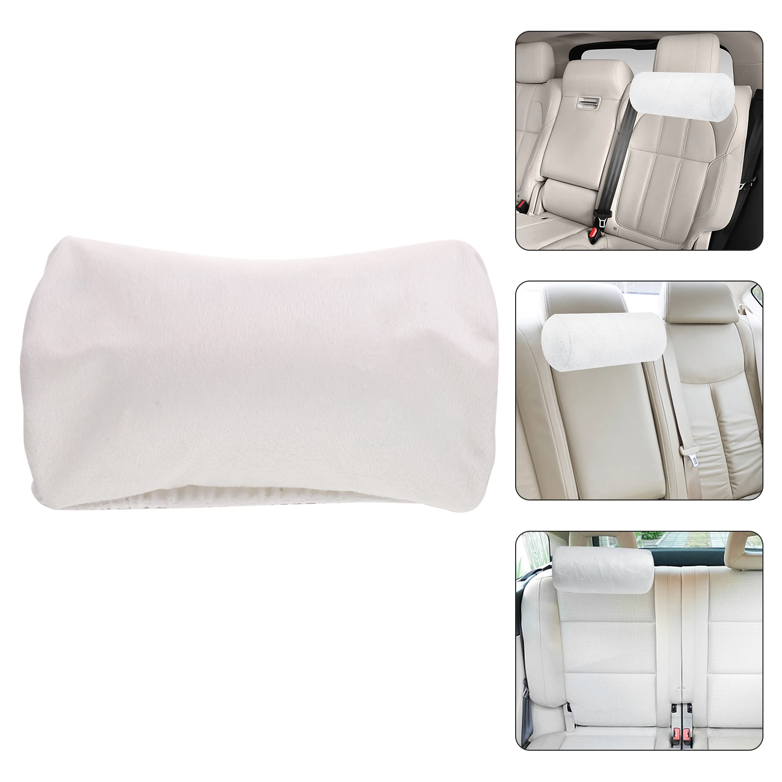 

Crystal Neck Cylindrical Headrest Case Reusable Sleeve Long Round Pillow Cover Seat Decoration Cervical Soft