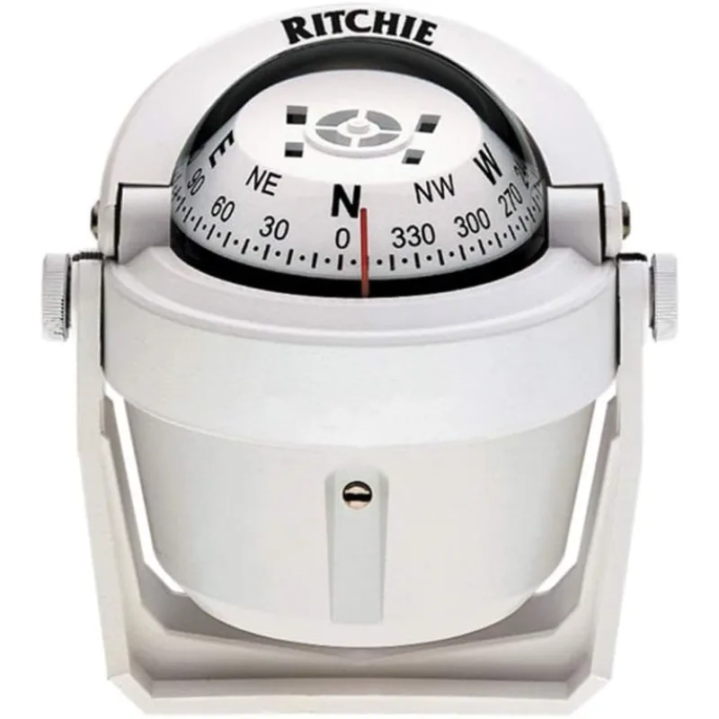 

Ritchie Navigation B-51G Explorer Compass - Bracket Mount, White with White Dial