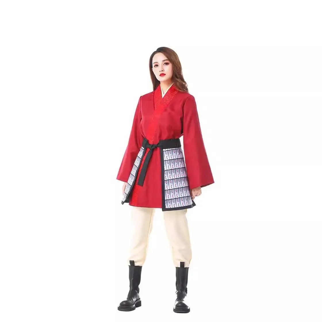 Halloween Performance Kostüm Echte Version Film Hua Mulan Erwachsene Kinder Li feng Hanfu Traditionelle Chinesische Kleidung