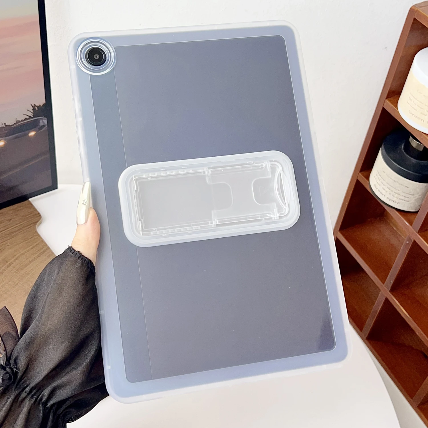 Clear Stand Tablet Case For Samsung Tab S11 A11 A9 Plus  A8 A7 Lite A9+ A11+ 11 10.5 8.7 in Cases Kickstand Transparent Cover