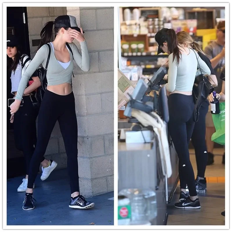 Yoga Leggings Women Fitness Leggings Running Cycling Pants Breathable Sports Leggings High Waist Summer Workout Gym Clothing👖👍