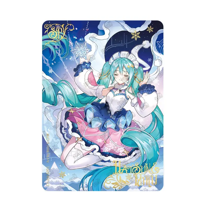 KAYOU Hatsune Miku Series 4 First Sight Pack Snowy Fantasy PR/SE/SP/BP/LR/UR/SSR/QR/HR/SR Genuine Collection Card Birthday Gift