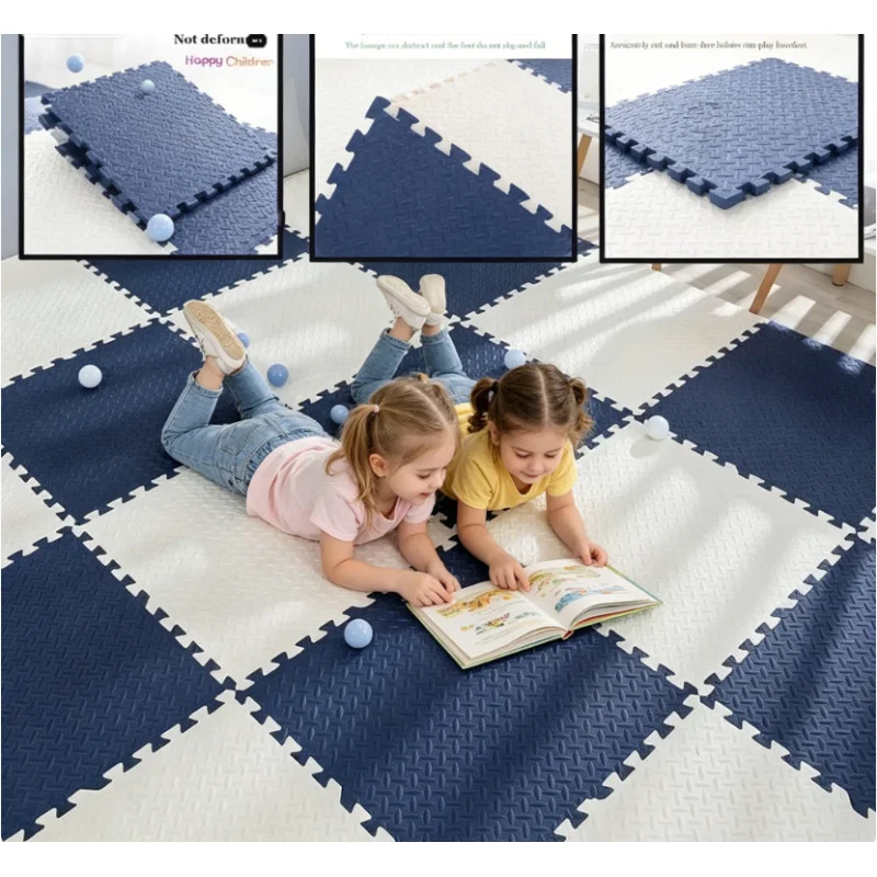 

Thick EVA Non Slip Gym Splicing Mat 3030cm Shock Absorbing Floor Rug For Home Sports Yoga Workout Use