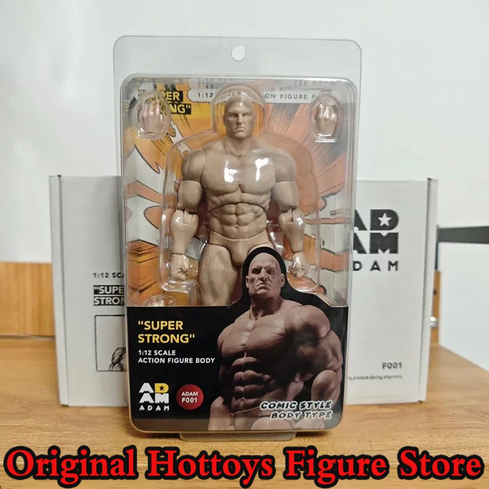 

ADAM AD01 1/12 Scale Male Soldier Strong Solid Body European American Comics Large Block Realistic About 17cm Action Figure Doll