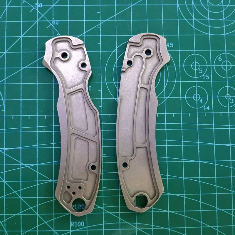 1 para niestandardowych tytanowych wag aluminiowy uchwyt do noży Spyderco C223 Para3