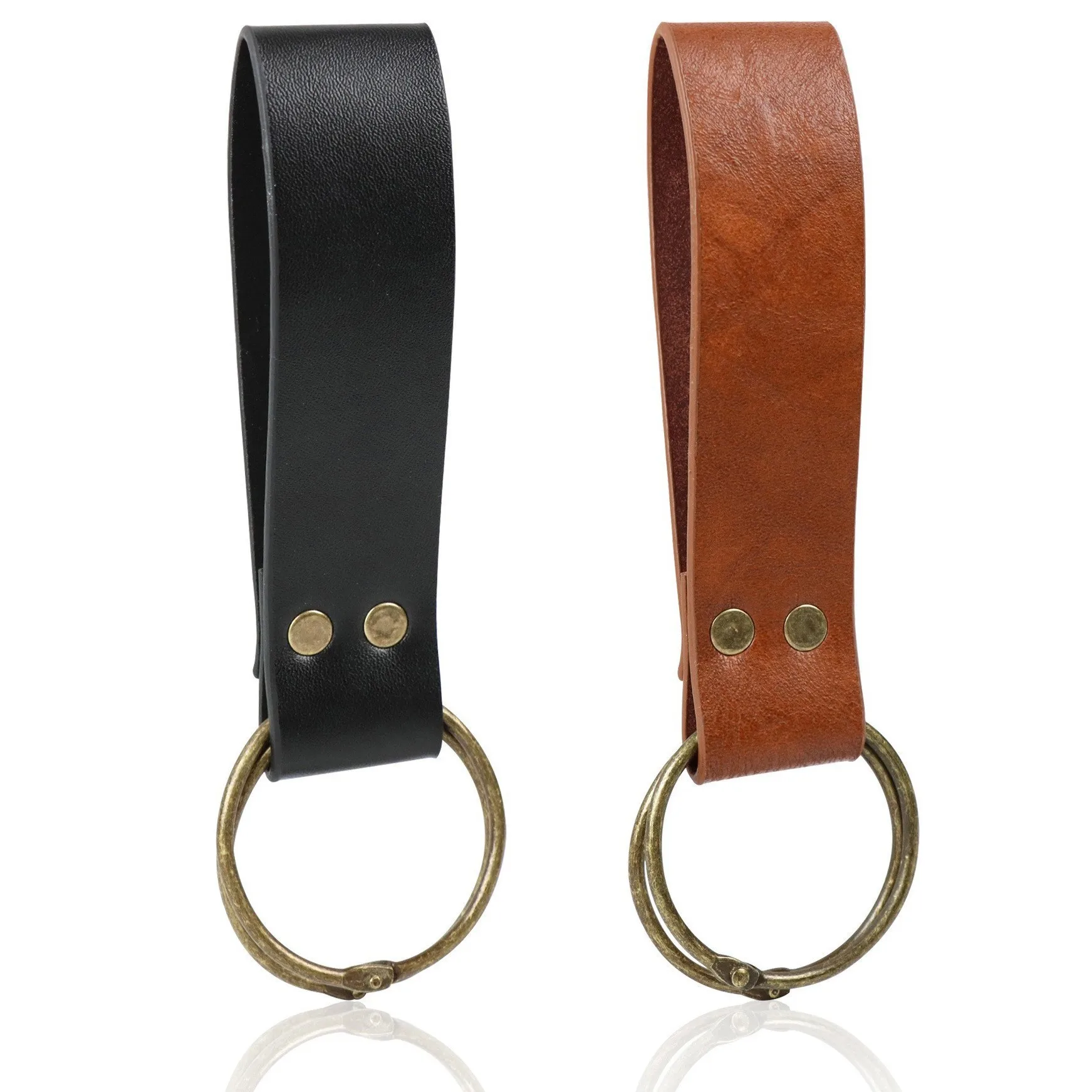 Medieval Viking PU Leather Outdoor Hiking Skirt Clip Retro Metal Loop Skirt Clasp Renaissance Costume Accessories for Halloween LARP Cosplay