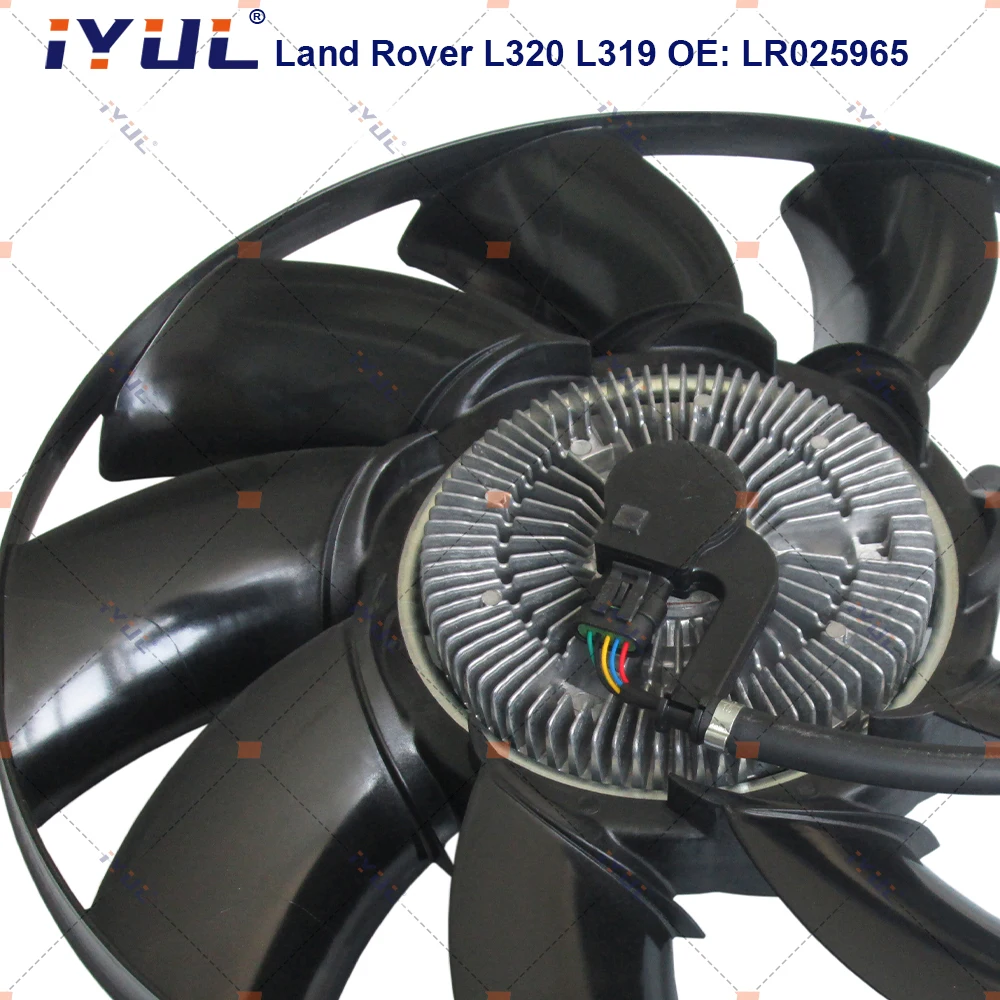 Clutch Fans Assembly Cooling Fan Water Tank Cooling Fan Suitable For Land Rover L319 L320 OEM LR025965