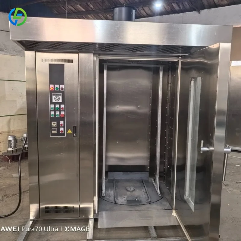 High Quality Gas Rotary Trolley Oven for Bread Bakery Used FL Customized