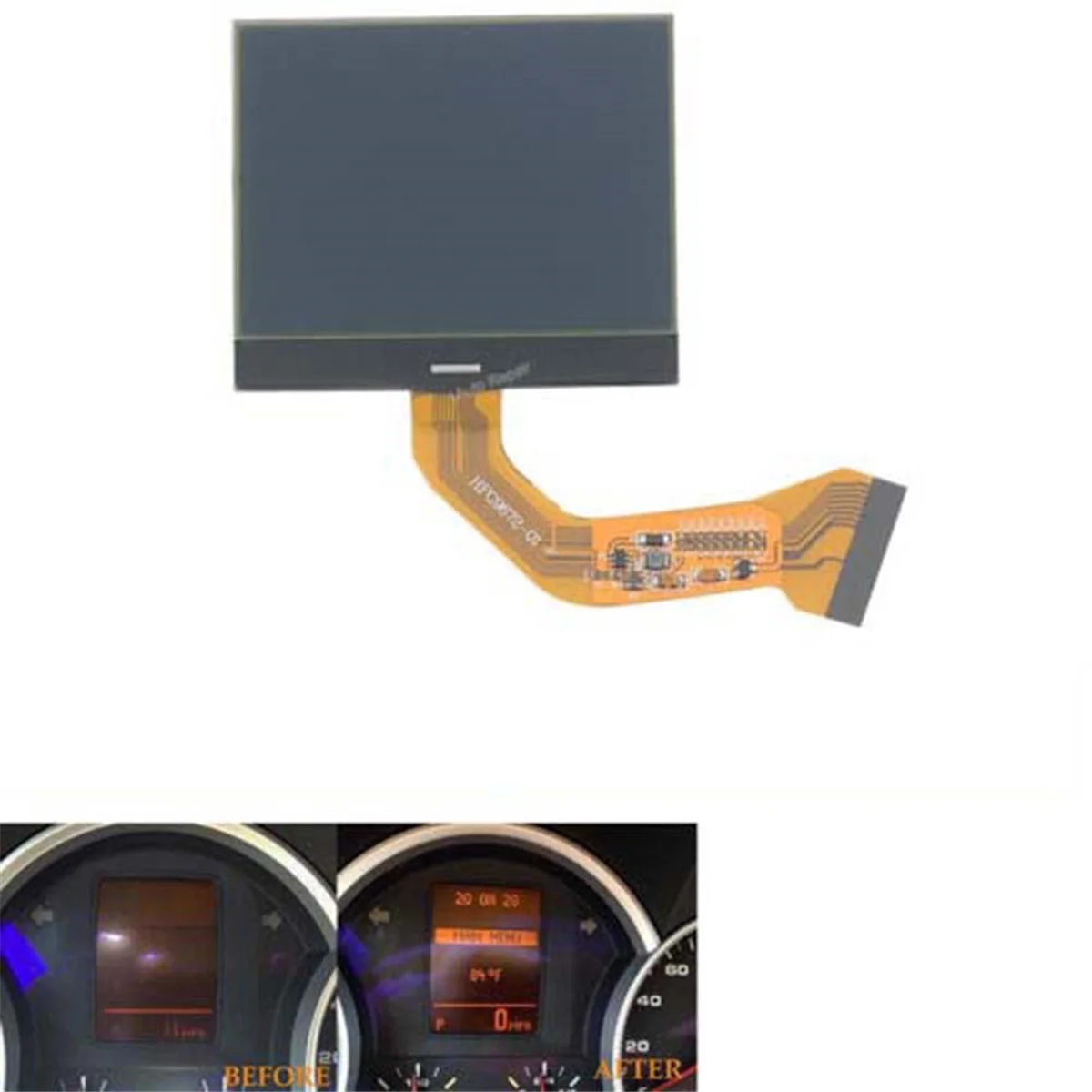 Car Instrument LCD Display 7L6920970D for Touareg Porsche Cayenne S GTS 955 2003-2010 Dash Cluster Speedometer Screen