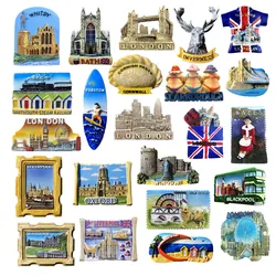 England London Flavor 3D Landmark Fridge Magnets Refrigerator Stickers Tourist Souvenir Decoration Articles Handicraft Gifts