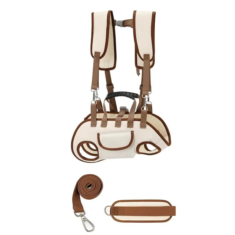 

ABKP-Дышащая съемная дорожная сумка для домашних животных с регулируемыми ремнями, рюкзак-переноска для маленьких домашних животных, переноска для домашних животных без помощи рук