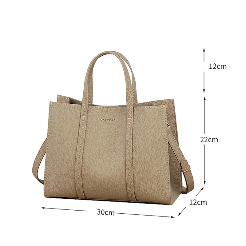 BEEP New Luxury Handbags Women Bags Designer Leather Cowhide Leather Tote Bag Women Capacity Crossbody Bags