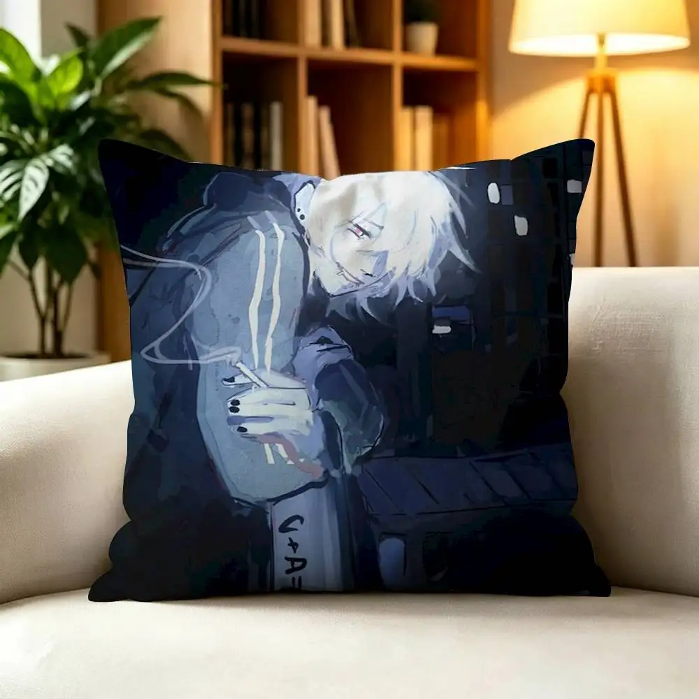 The P-Promise of H-Hope Square Double-Sided Printed Pillow Case Sofa Cushion Cover Bedroom Bedside Decor