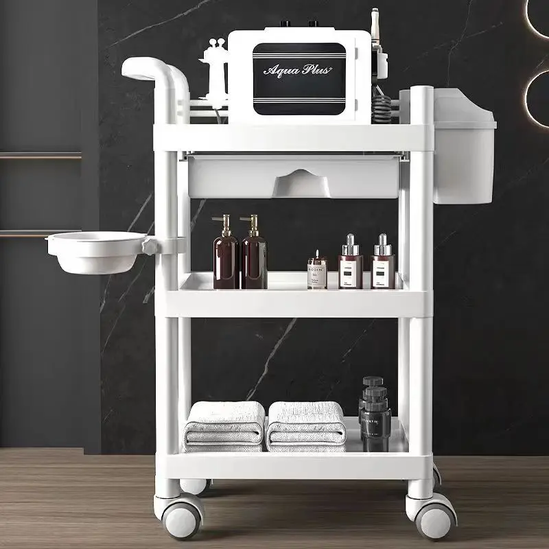 

Beauty Salon Special Trolley Salon Special Trolley Rack Household Mobile Trolley