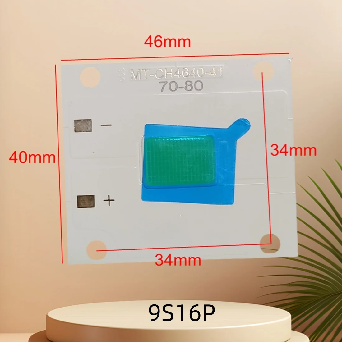 Projector LED Light Source Bulb High Brightness White Lighting 9S16P 144PCS Lamp Beads DIY Repair Projection CH4640 Copper Base