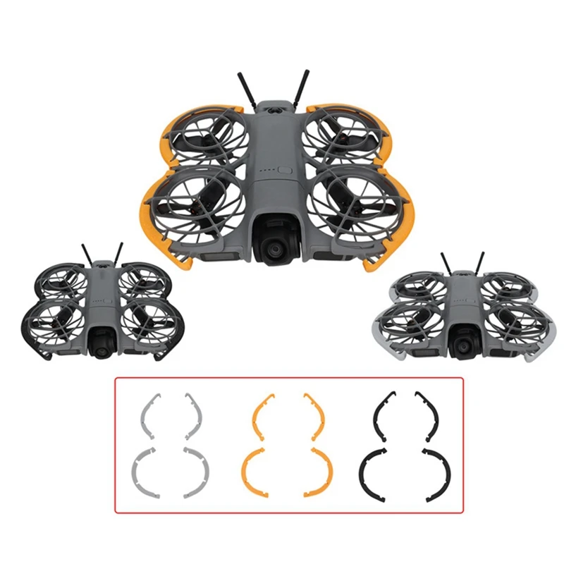 Propeller Guard Protector for Neo 2 Anti-Collision Prop Bumper Protective Cover Ring for Neo 2 Accessories Grey