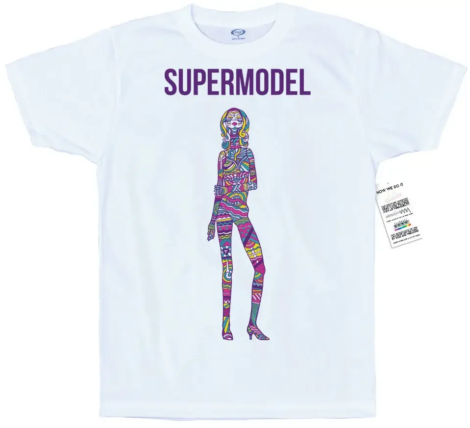 Супермодель, дизайнерская футболка, топы унисекс с коротким рукавом и фанатским принтом Фостера людей Y2K