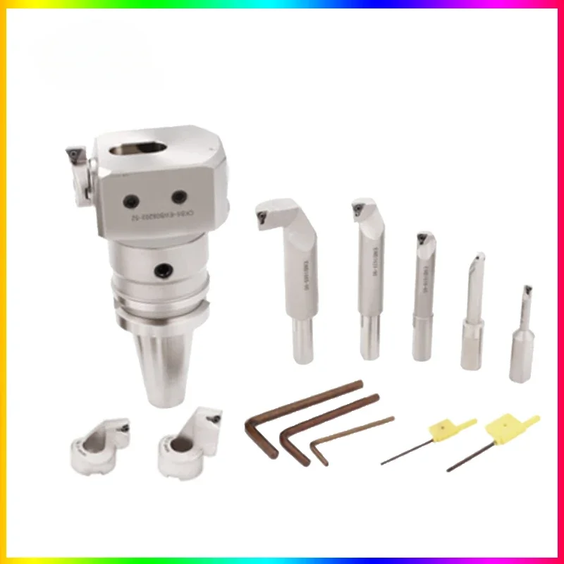 NEW a set High precision multifunction boring cutter head 1pcs BT40 BT50 tool holder + 5pcs boring tool rod ENH6-1 ENH6-2 ENH6-3