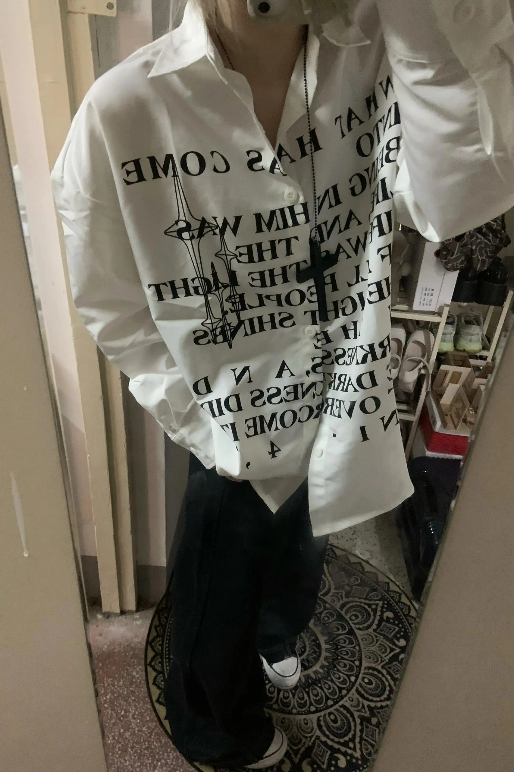 

Мужское свободное длинное повседневное пальто с буквенным принтом American Sle, дизайн Haome, полиэфирное волокно, осенняя мода