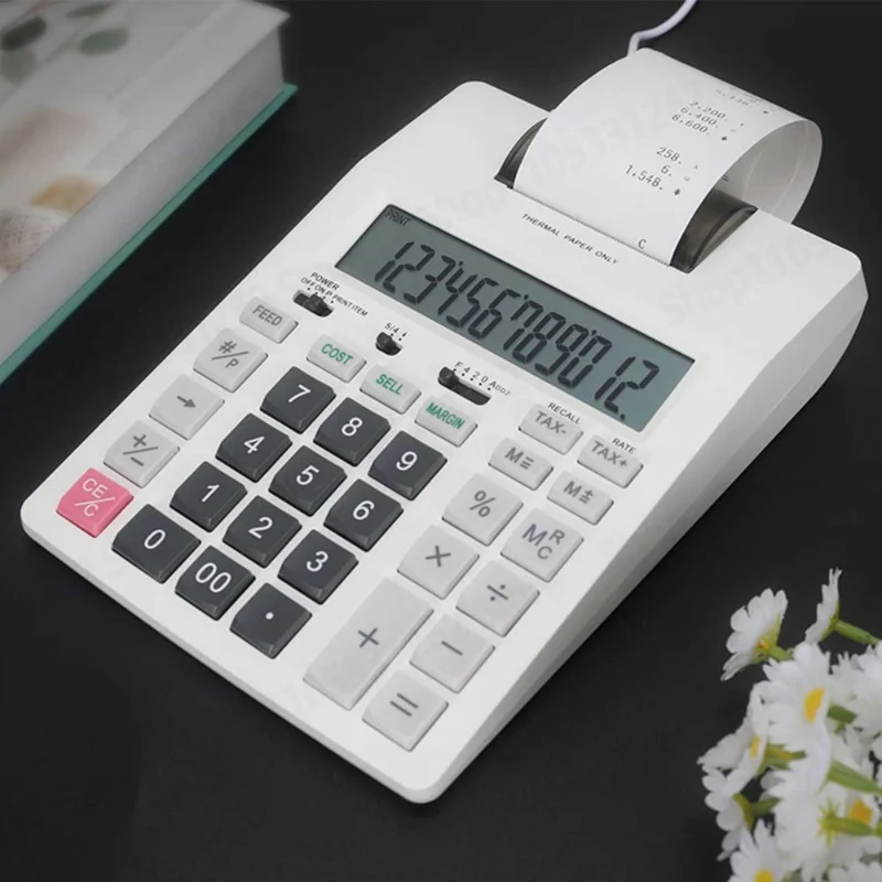 Large Screen Wear-resistant Printing Calculator Ink Wheel Monochrome Printing Machine Hotel Leather Commercial