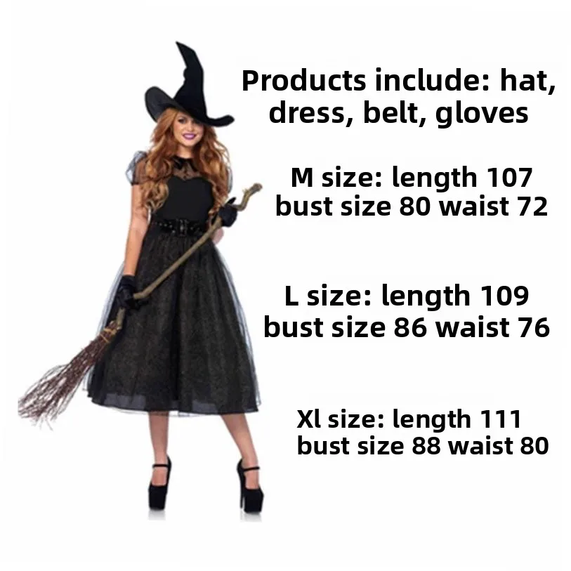 Loween-Disfraz de bruja Dr para discoteca, disfraz de mujer, ropa tradicional china para escenario, Otoño, 2023