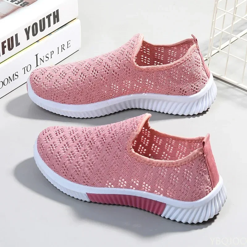 

Tenis Feminino 2026 Basket Femme Air Mesh Women's Loafers Gym Sports Shoes Female Breathable Soft Sole Casual Sneakers