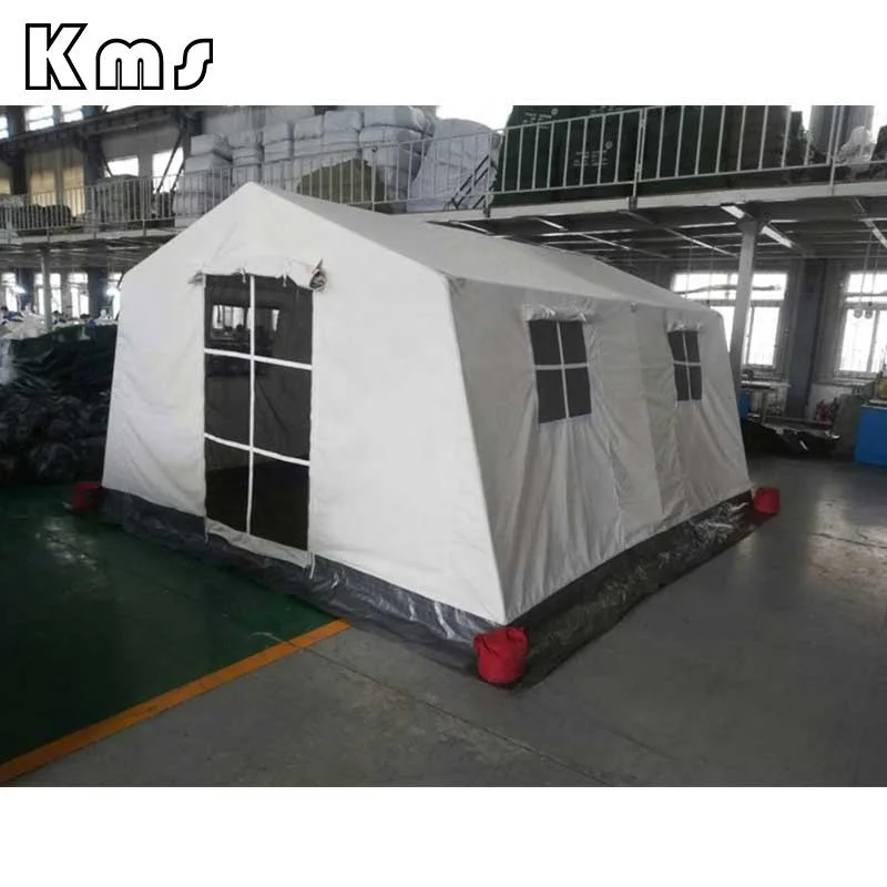 

KMS Custom Professional Large Used Inflatable Folding Outdoor Survival Canvas Emergency Rescue Tents