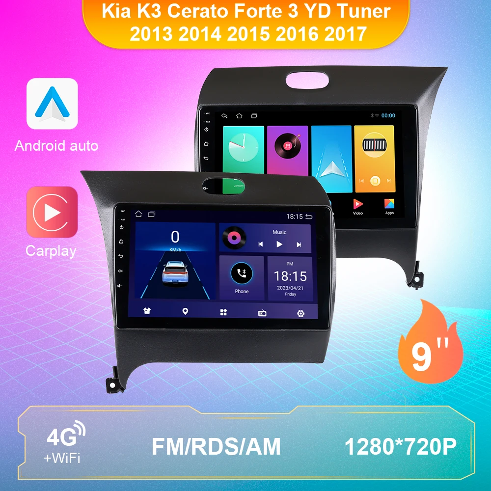 

Android 10.0 For Kia K3 Cerato Forte 3 YD Tuner 2013 2014 2015 2016 2017 Car Auto Radio Multimedia Player Navigation 2DIN NO DVD