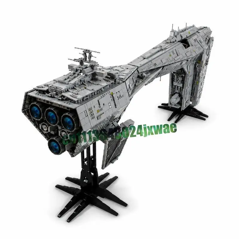 9037PCS Sci Fi Imperial Nebulon Frigate Custom Building Blocks Galaxy Space Vessel Model DIY Collection Educational Holiday Gift