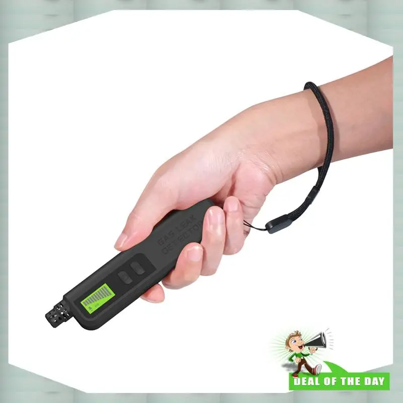 Entrega en 24 horas, Mini Detector de fugas de Gas portátil, Detector de Gas Natural, Detector de Gas Combustible con alarma Audible, rizador de Gas Te
