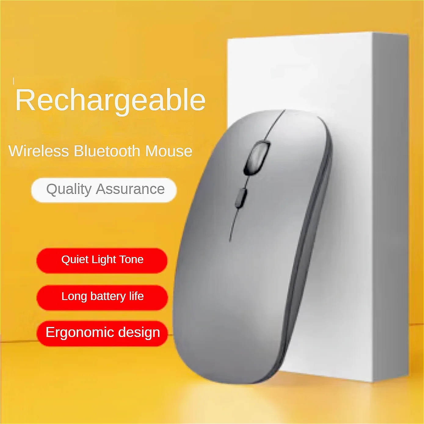 

Wireless Mouse For Laptop PC Bluetooth Rechargeable Mouses Computer Silent Mice USB mouse Ergonomic Gaming Mouse For Xiaomi Pad