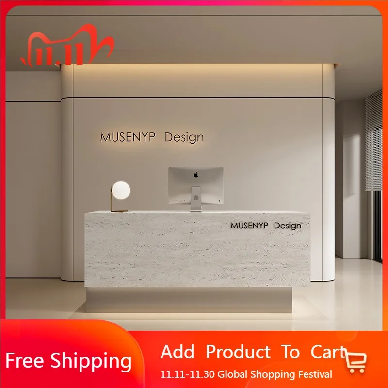 

Salon Wood Reception Desks Unique Display Hotel European Design Reception Desks Simple Executive Escritorio Commercial Furniture