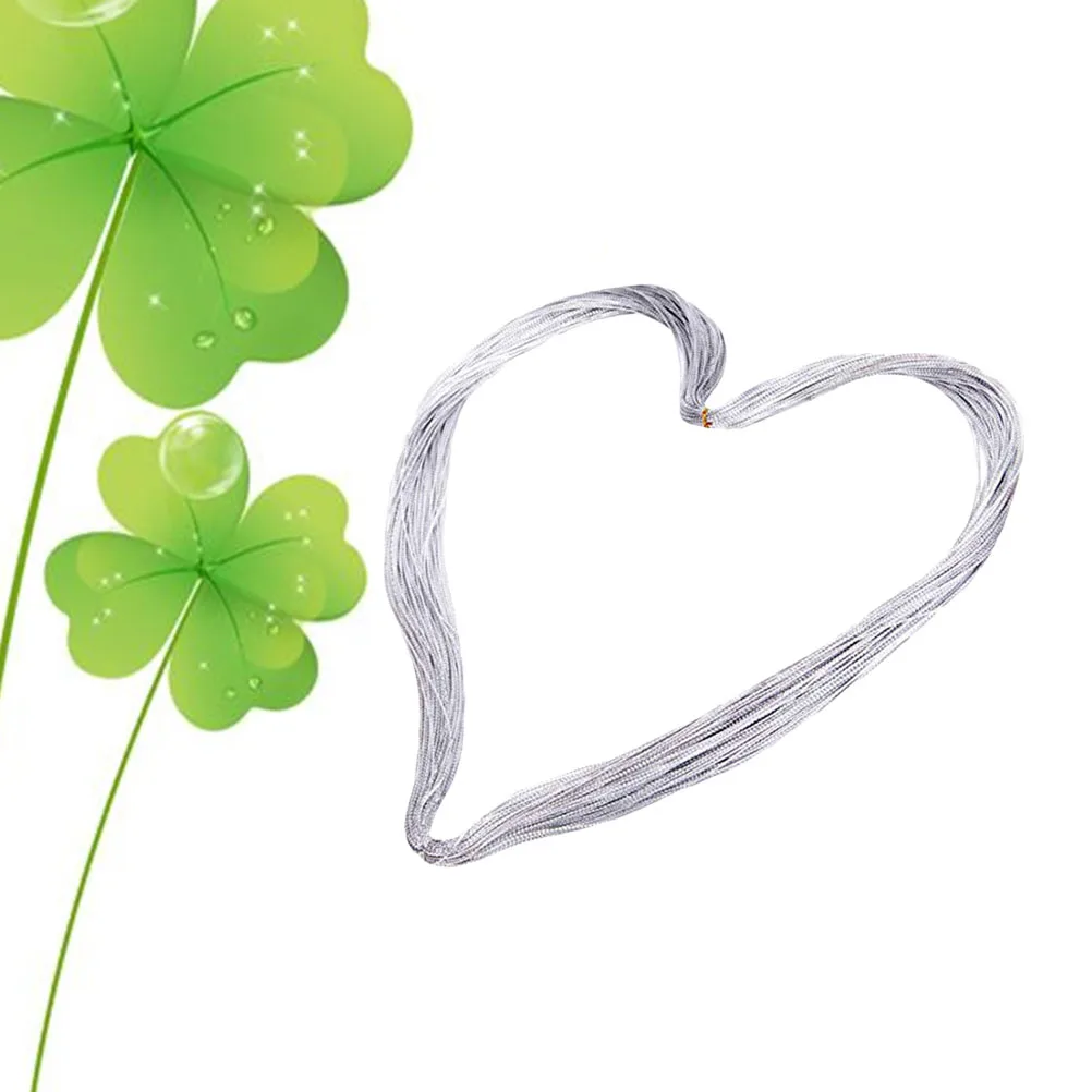 

2pcs Metallic Cord 100M 1.3Mm Non Stretch Thread For Jewelry Craft Beading Non Stretch Thread Tags String Party Decorations