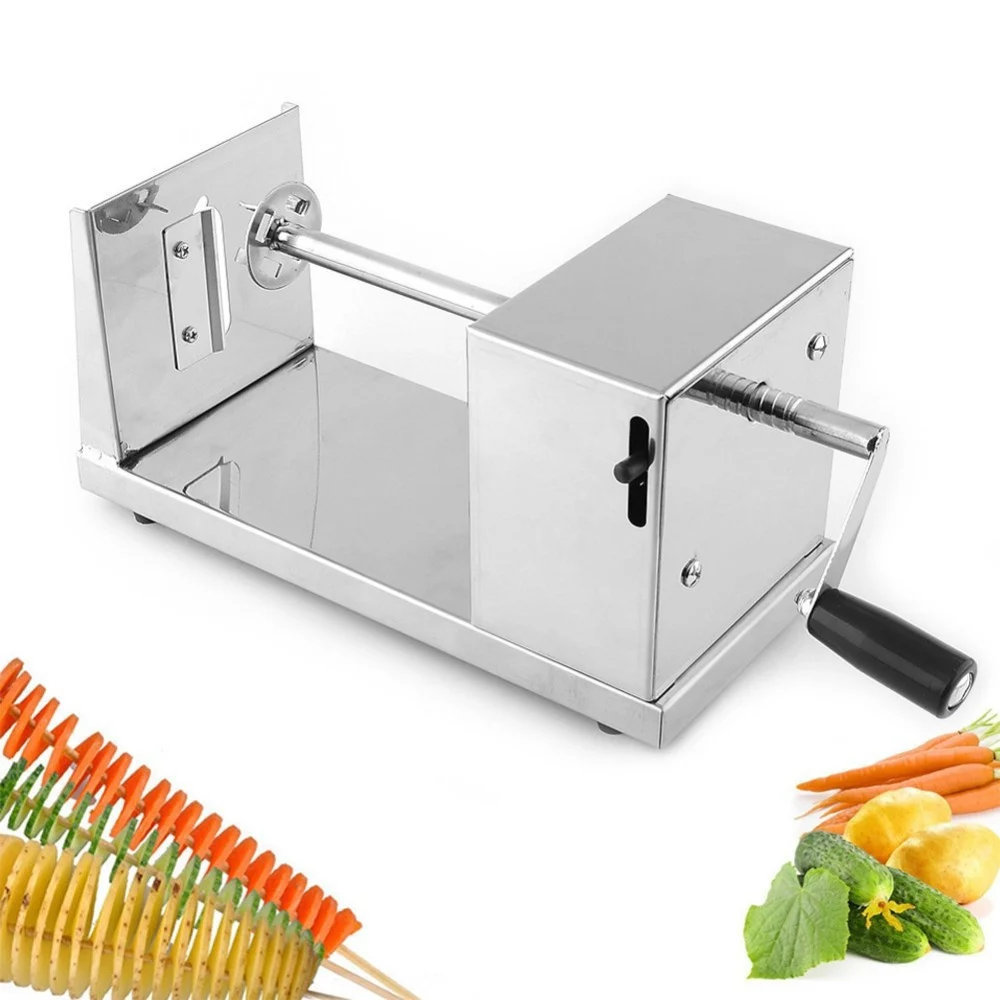 Manual Tornado Potato Cutter Machine Spiral Cutting Machine Chips Kitchen Accessories Cooking Tools Chopper Potato Chip