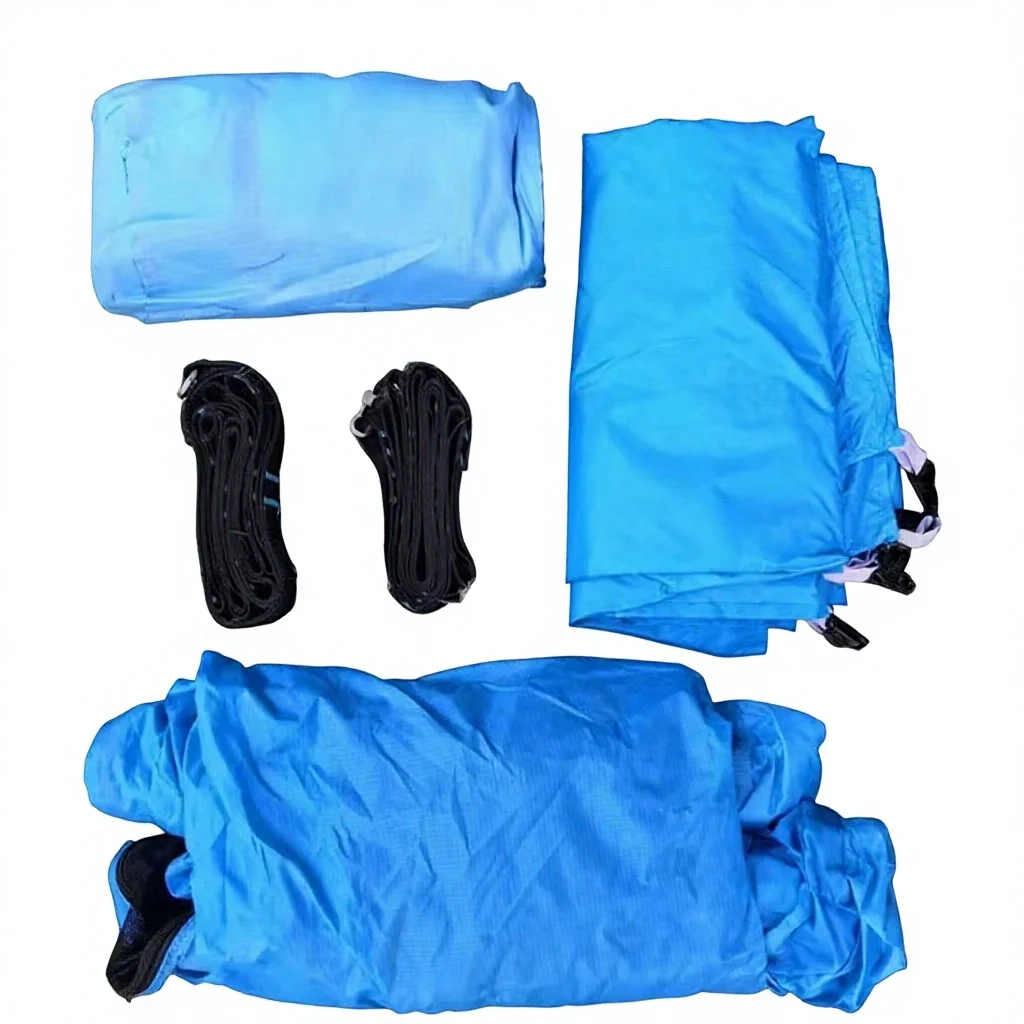 Convenient For Outdoor Sports Folding Nylon Hammock With Mosquito Net And Sleeping Mat