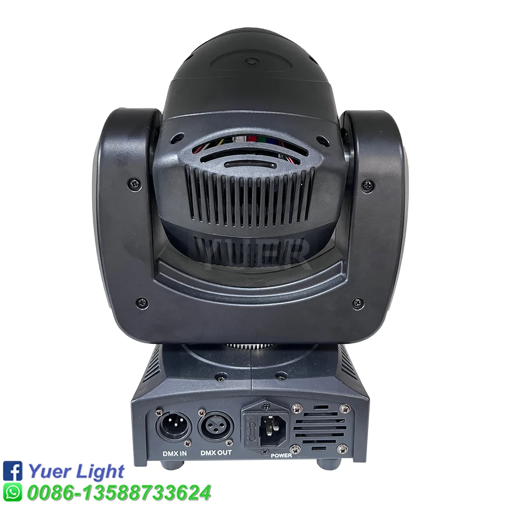 YUER-LED RGB Moving Head Light, Scanning Padrão, Animação Wash, Efeitos para DJ, Bares, Clubes, Casamento, DMX, 3W Laser, 6x4W, Novo