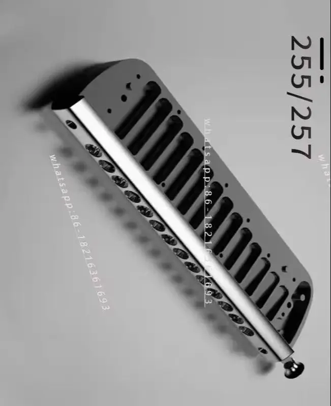 Store 2055   Full Metal Strip 257/255 Color Harmonica Mouth Mesh Kit