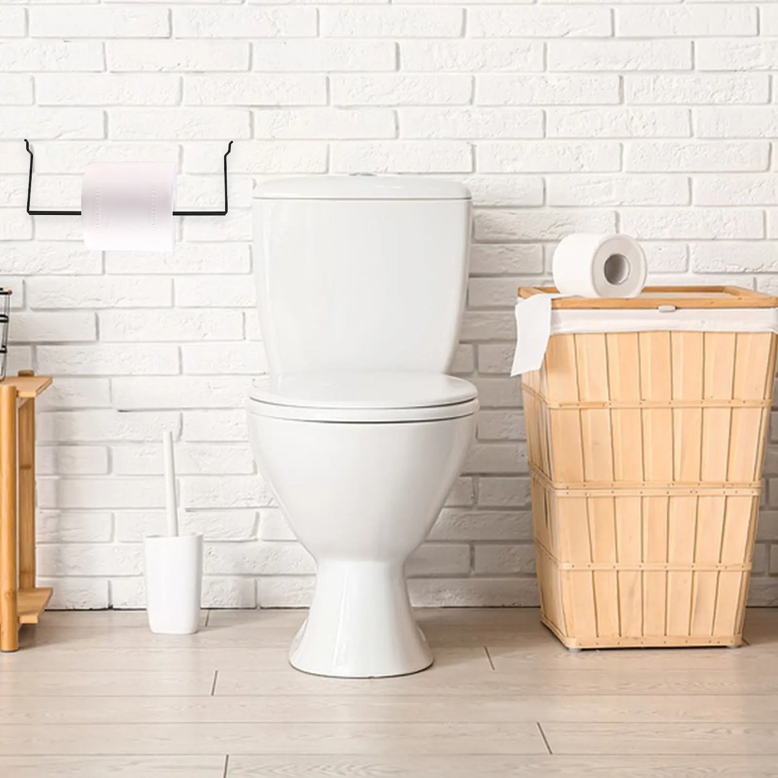 

Комплект из 2 держателей для бумажных полотенец на перфорированную доску, настенный, металлический, для ванной, гаража, кухни, современный органайзер для перфорированной доски