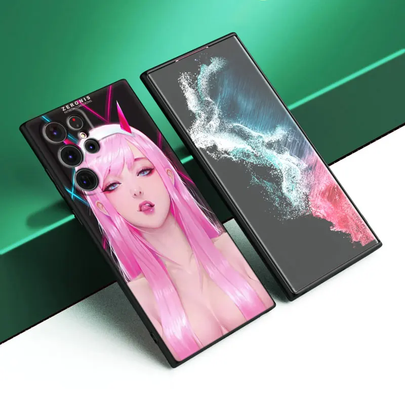 Zero Two Darling in the FranXX Cartoon Case For Samsung Galaxy S24 Ultra S23 Plus S21 FE S22 Ultra S20 FE S10E S10 Lite S9 Plus