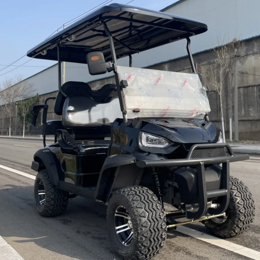 Made In China 6 Seat Customized Club Car Electric Golf Cart High NewTech MacPherson Suspension Golf Cart Scenic Sightseeing Car