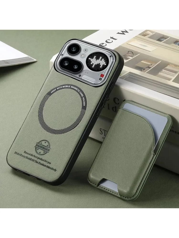 Etui 2w1 z odłączaną skórzaną kieszenią na karty do Nothing Phone 4A Pro 5G, futerał do Nothing Phone 4A, magnetyczna tylna obudowa CMF Phone2 Pro — zdjęcie produktu 7