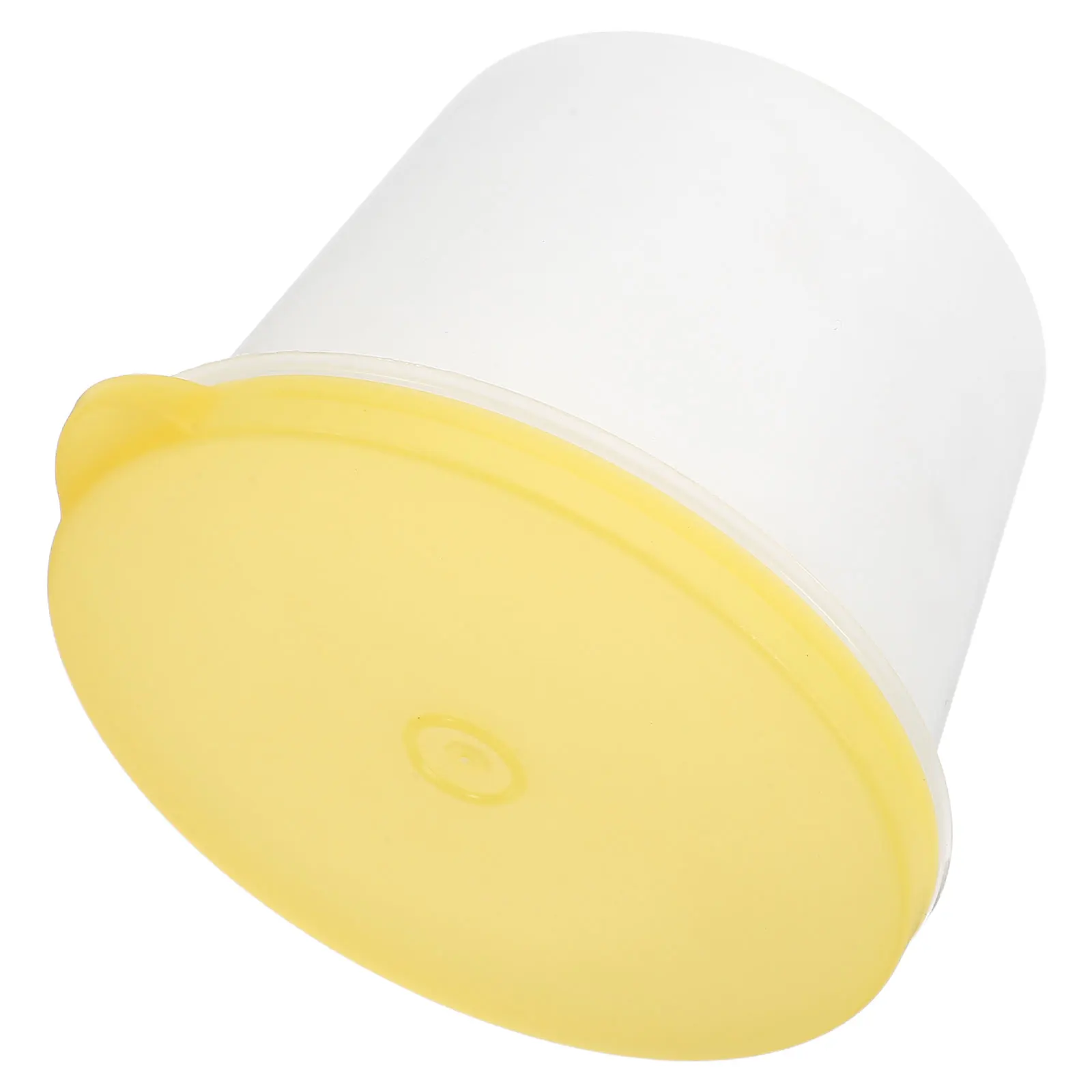 

Airtight Jars Storage Containers Sealed Cereal Plastic Round Lids Food Grade Preservation Yellow Color Kitchen Pantry
