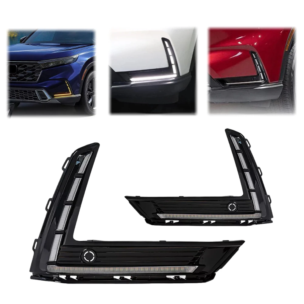 

2 шт., противотуманные фары, комплект дневных ходовых огней для Honda CR-V CRV 2023-2025