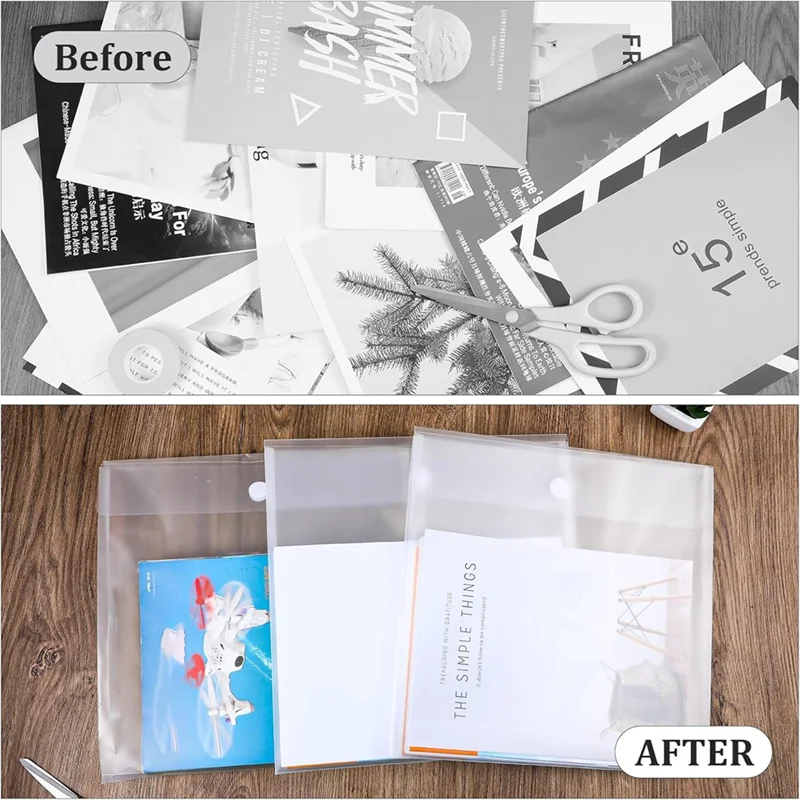 A34M-24Pcs Scrapbook Paper Storage 12X12 Paper Storage Paper Organizer For Holding Scrapbook Paper Photos Vinyl Sheets Files