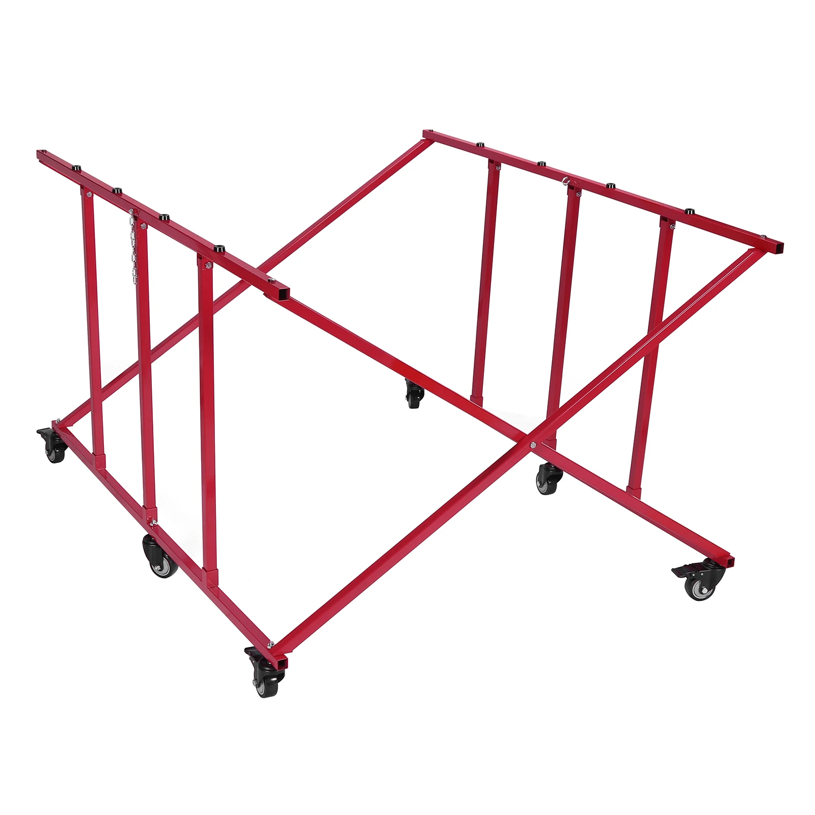 

Movable Auto Parts Transporter W/6 Wheels Powder Coated Auto Body Dolly 800lbs Weight Capacity for Car Storage & Workshop